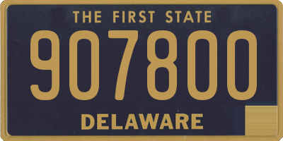 DE license plate 907800