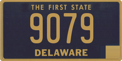 DE license plate 9079