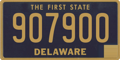 DE license plate 907900