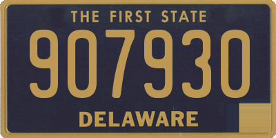 DE license plate 907930