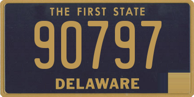 DE license plate 90797