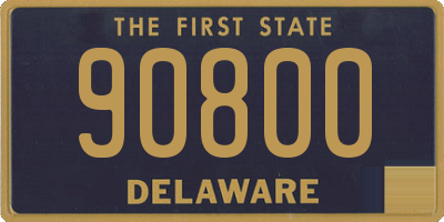 DE license plate 90800