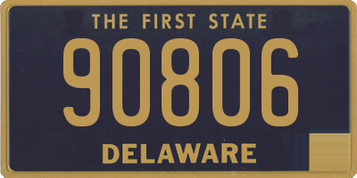 DE license plate 90806