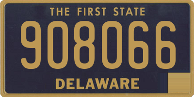 DE license plate 908066
