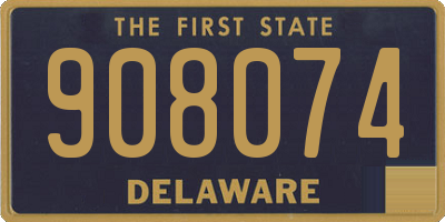 DE license plate 908074