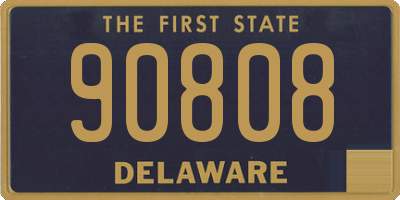 DE license plate 90808