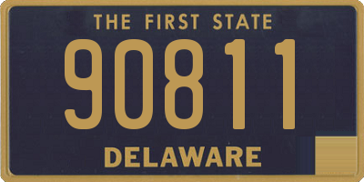 DE license plate 90811