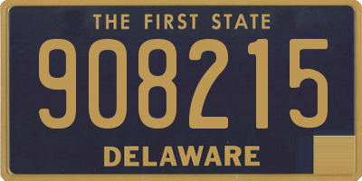DE license plate 908215