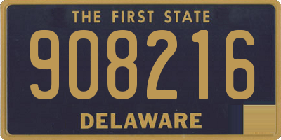 DE license plate 908216