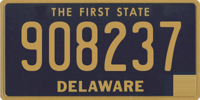 DE license plate 908237