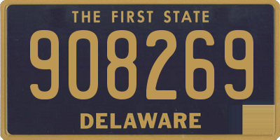 DE license plate 908269