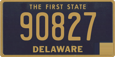 DE license plate 90827
