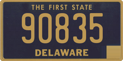 DE license plate 90835