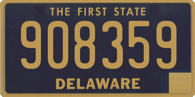 DE license plate 908359