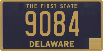 DE license plate 9084