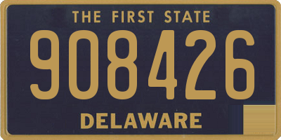DE license plate 908426