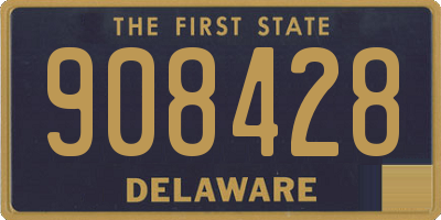 DE license plate 908428