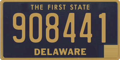 DE license plate 908441