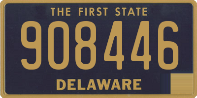 DE license plate 908446