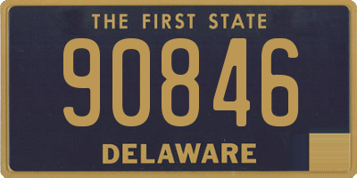 DE license plate 90846