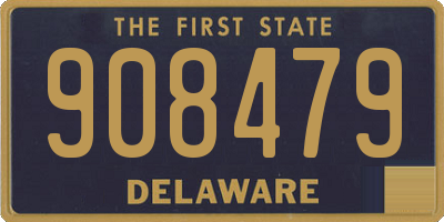 DE license plate 908479