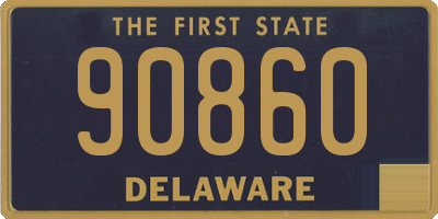 DE license plate 90860