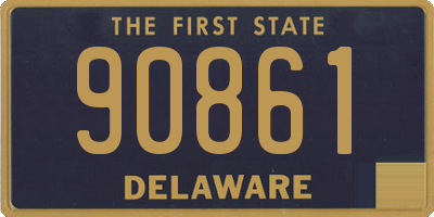 DE license plate 90861