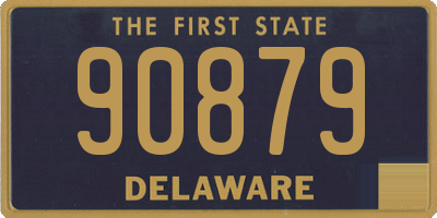 DE license plate 90879