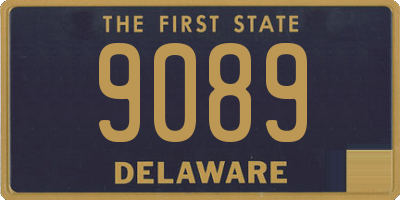 DE license plate 9089