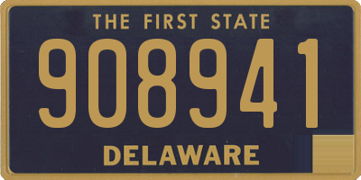 DE license plate 908941