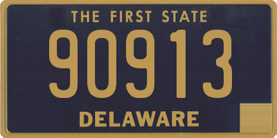 DE license plate 90913