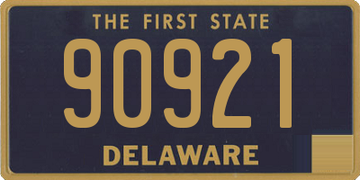 DE license plate 90921