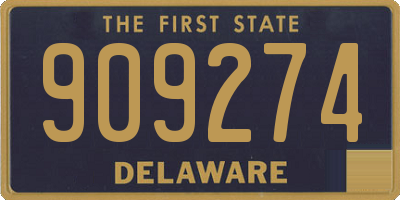 DE license plate 909274