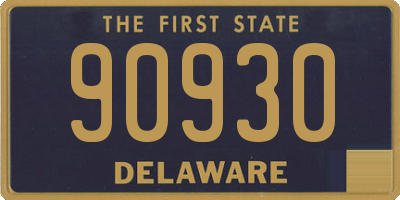 DE license plate 90930