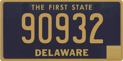 DE license plate 90932