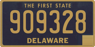 DE license plate 909328