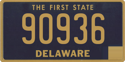 DE license plate 90936