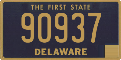 DE license plate 90937