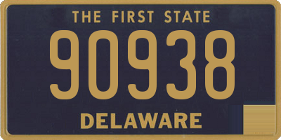 DE license plate 90938