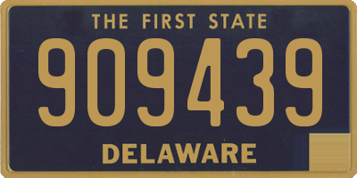 DE license plate 909439