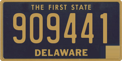DE license plate 909441