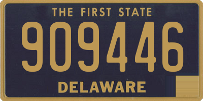 DE license plate 909446