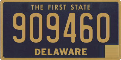 DE license plate 909460