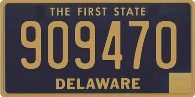 DE license plate 909470