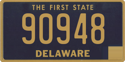 DE license plate 90948