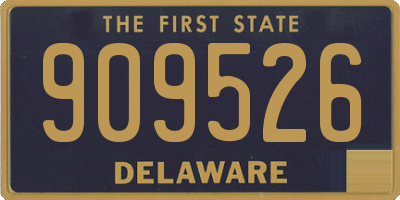 DE license plate 909526