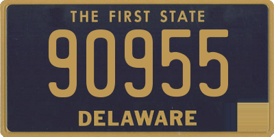 DE license plate 90955