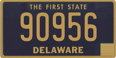 DE license plate 90956
