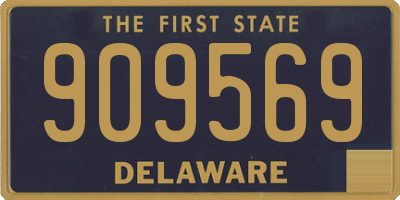 DE license plate 909569
