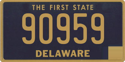 DE license plate 90959
